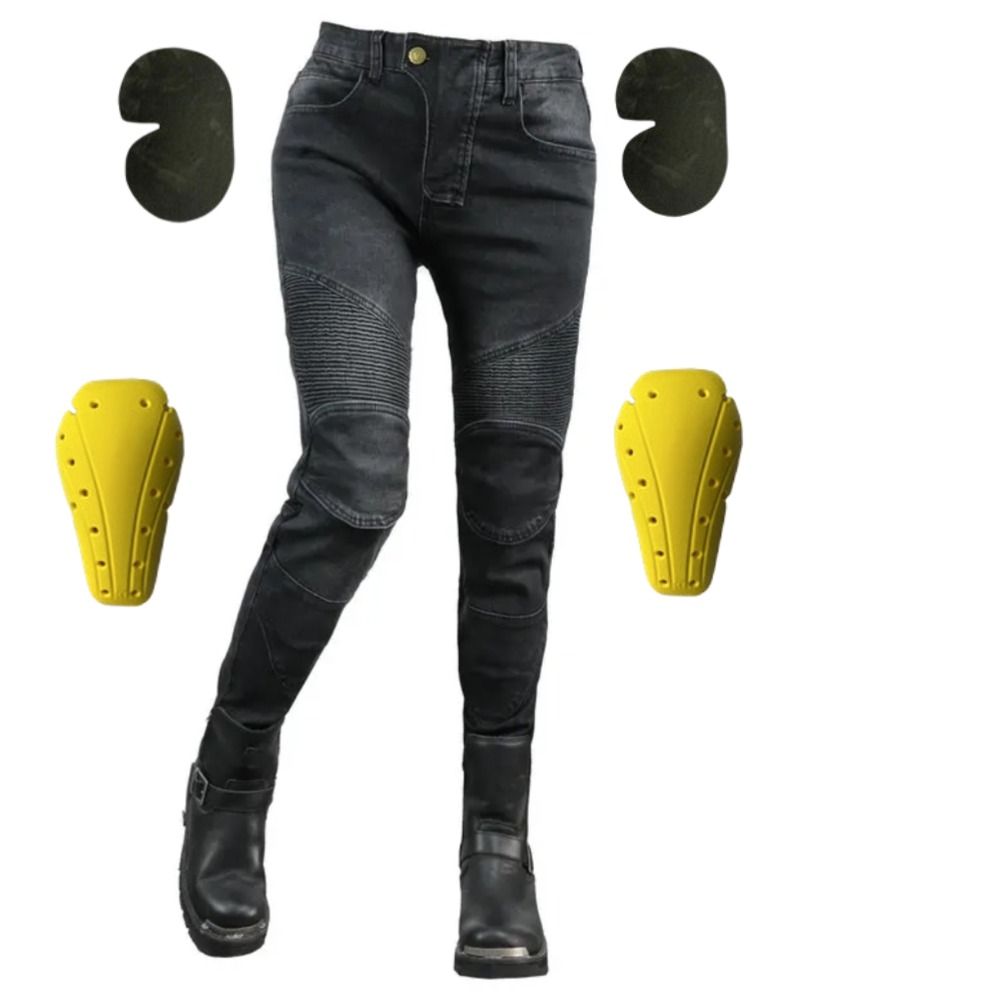 Motorcycle Gear For Woman - Женские мотоциклетные джинсы-брюки с защитой от